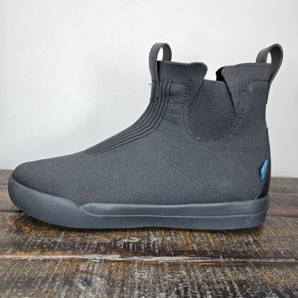 Vessi Weekend Chelsea Mens Size 8 Waterproof Shoes Asphalt Black Black